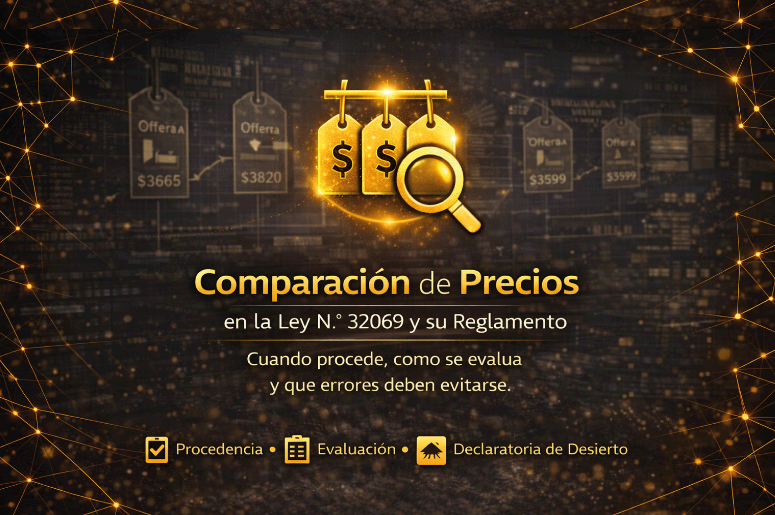 Comparación de precios en contratación pública