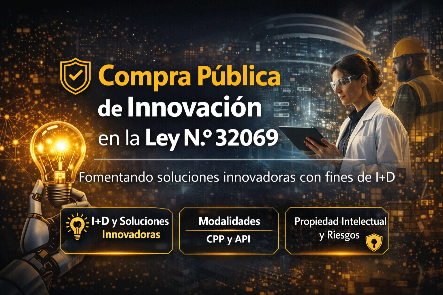Compra pública de innovación en la Ley 32069