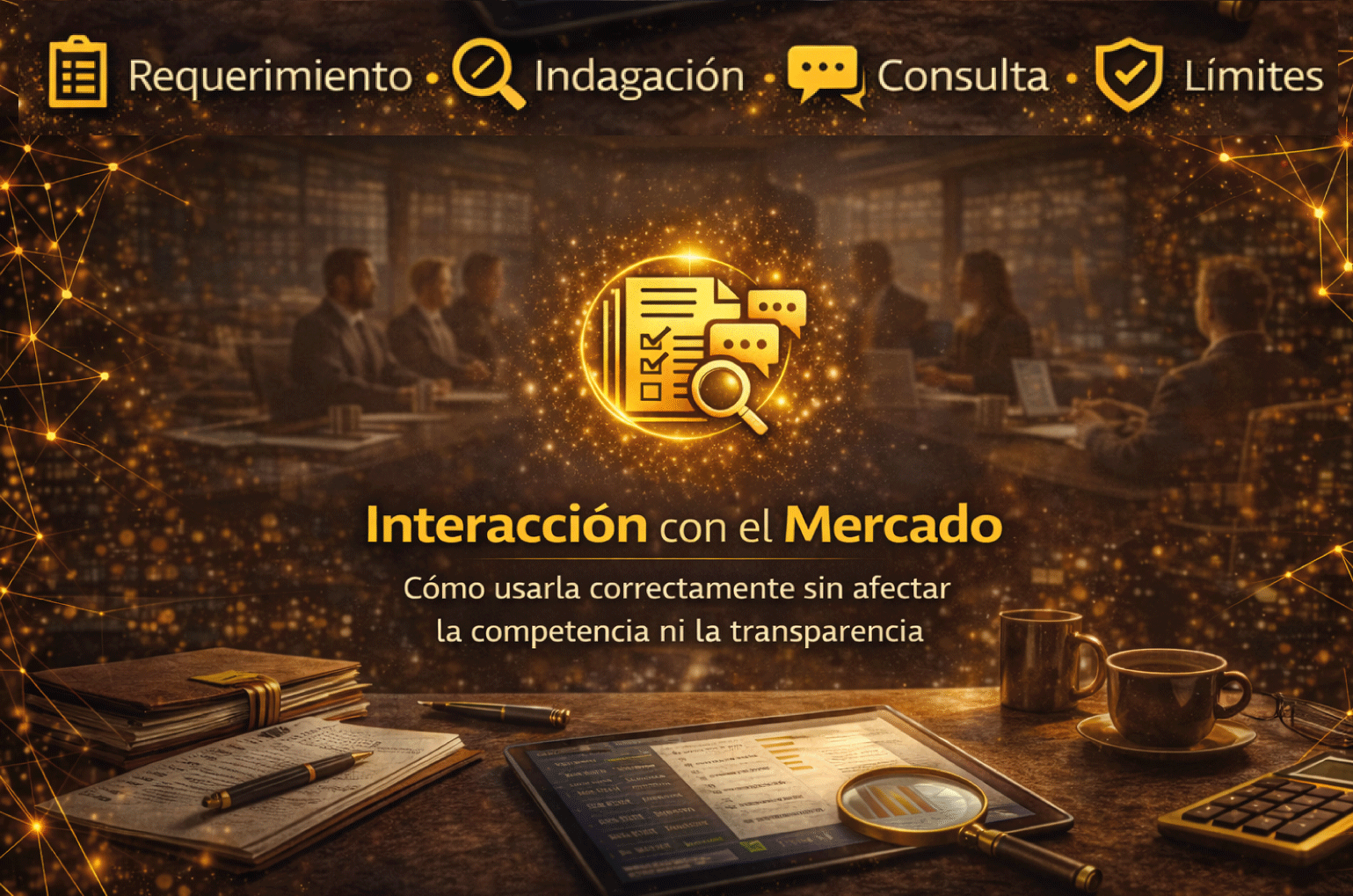 Interacción con el mercado en contratación pública
